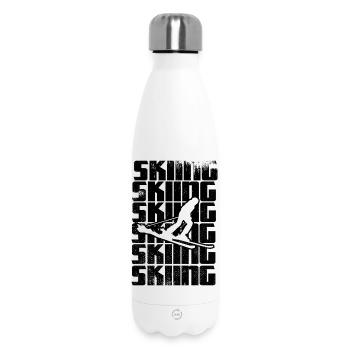 Ski - Bouteille isotherme 500 ml - blanc - Devant