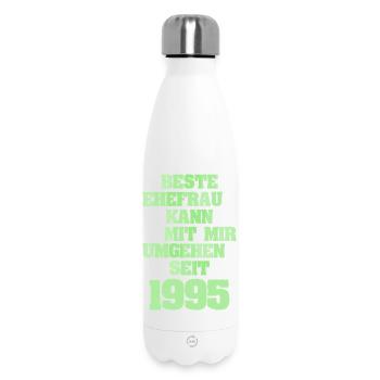 Ehe 1995 - Thermosflasche 500 ml - Weiß - Vorne