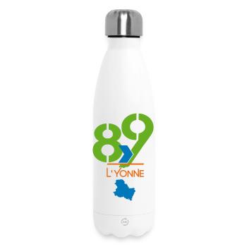 Logo 89 L'Yonne - Thermosflasche 500 ml - Weiß - Vorne