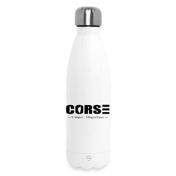 corse - Bouteille isotherme 500 ml - blanc - Devant
