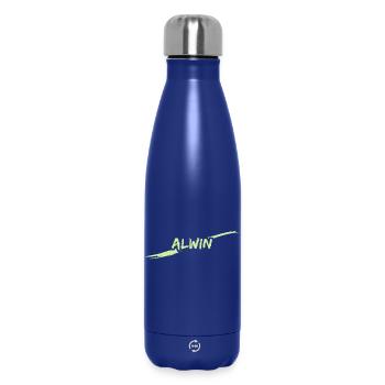 Geschenk Alwin - Thermosflasche 500 ml - Dunkelblau  - Vorne