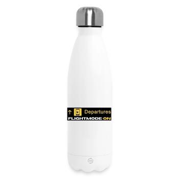 Départs Mode avion activé - Mode avion - Chill - Bouteille isotherme 500 ml - blanc - Devant