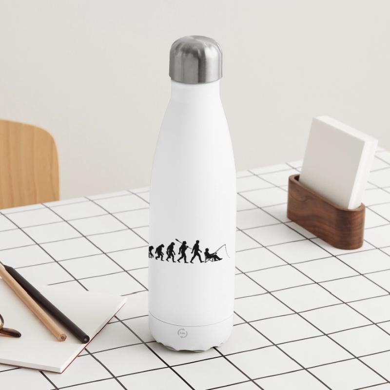 Evolution - Pêche, Cadeau de pêcheur Bouteille isotherme 500 ml