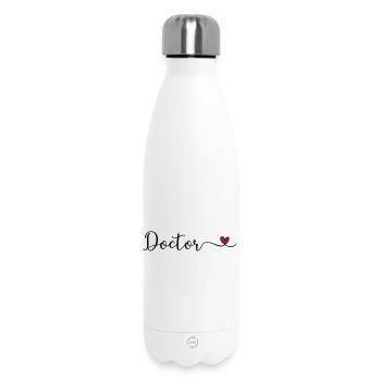 Médecin - Bouteille isotherme 500 ml - blanc - Devant