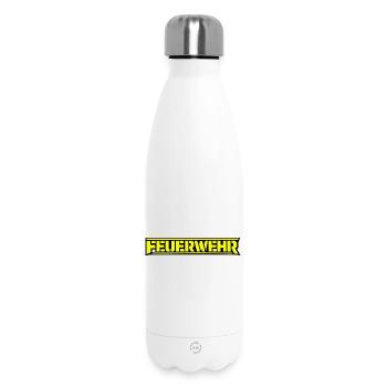 Feuerwerk Neon Schriftzug - Thermosflasche 500 ml - Weiß - Vorne