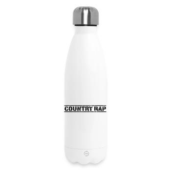 Country Rap - Insulated Water Bottle 500 ml - white - Front