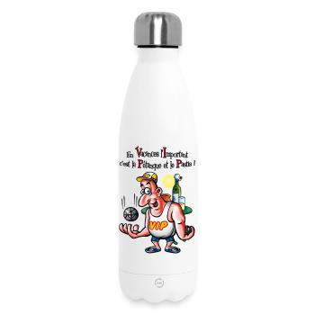 Pétanque VIP - Bouteille isotherme 500 ml - blanc - Devant