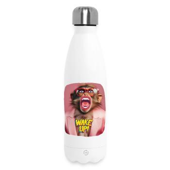 Wake up call - Insulated Water Bottle 500 ml - white - Front