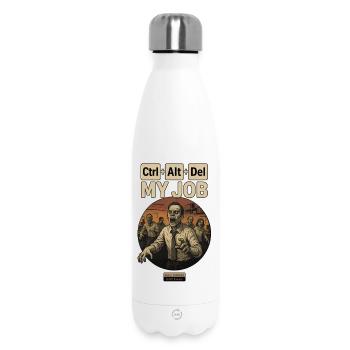 Ctrl+Alt+Del My Job - Thermosflasche 500 ml - Weiß - Vorne