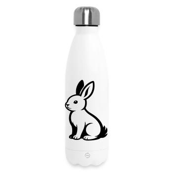 Hare - Insulated Water Bottle 500 ml - white - Front