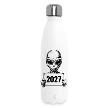 Alien 2027 - Insulated Water Bottle 500 ml - white - Front