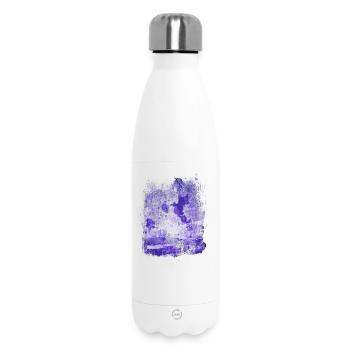 gas station - Insulated Water Bottle 500 ml - white - Front