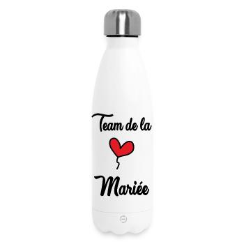 EVJF. TEAM MARIEE - Bouteille isotherme 500 ml - blanc - Devant