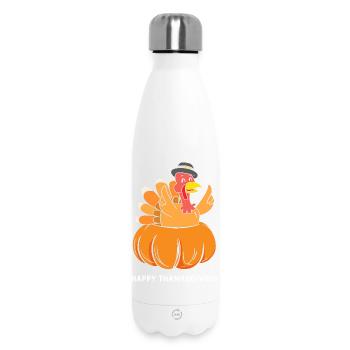 Thanksgiving Maman Maman Maman Grand-mère - Bouteille isotherme 500 ml - blanc - Devant