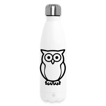 Eule - Thermosflasche 500 ml - Weiß - Vorne