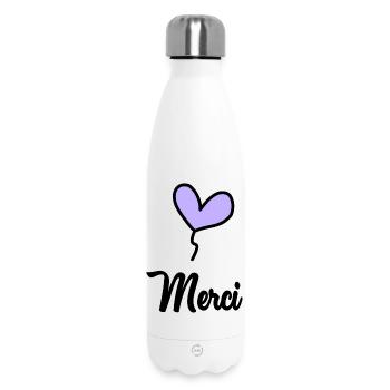 VIELEN DANK. GELIEBTE. MEISTER - Thermosflasche 500 ml - Weiß - Vorne