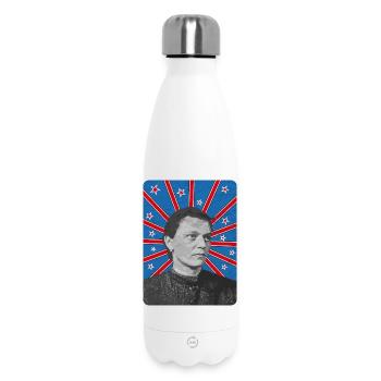 T-shirt Virginia Tonelli antifascist Friulian - Insulated Water Bottle 500 ml - white - Front