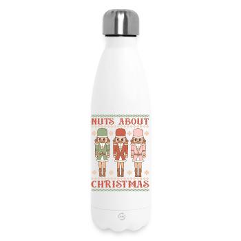 Hässlicher Weihnachtspullover - Thermosflasche 500 ml - Weiß - Vorne