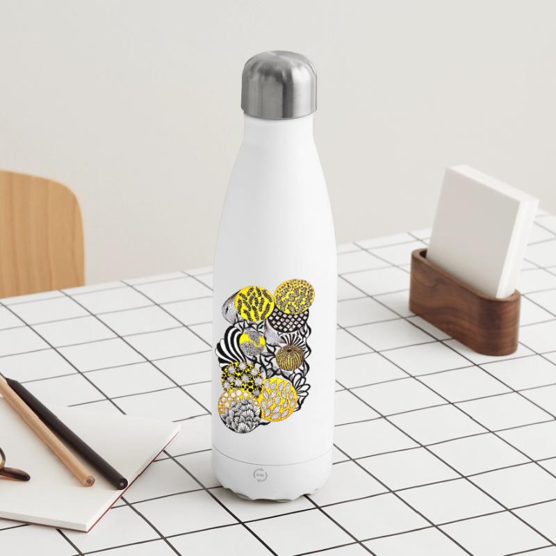 Luminous Circle Patterns Botany Insulated Water Bottle 500 ml