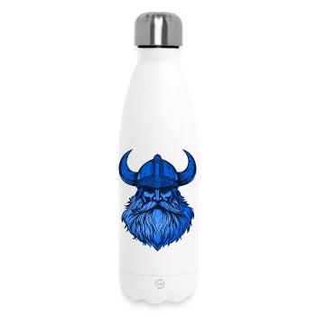 Wikinger Kopf - Thermosflasche 500 ml - Weiß - Vorne