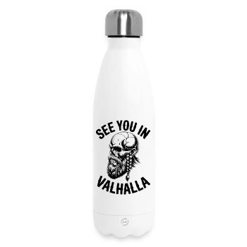 On se voit à Valhalla - Bouteille isotherme 500 ml - blanc - Devant