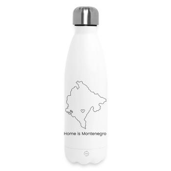 Montenegro Reise Balkan Adriaküste Berge - Thermosflasche 500 ml - Weiß - Vorne