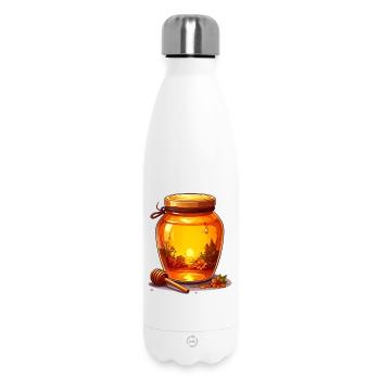 Un bocal de miel - Bouteille isotherme 500 ml - blanc - Devant