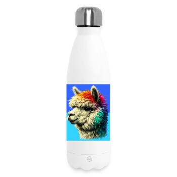 Alpaca - Insulated Water Bottle 500 ml - white - Front