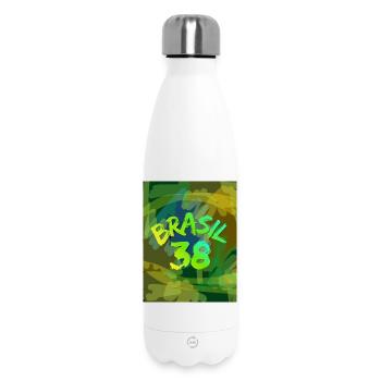 Brasil 38 Neon Brush - Insulated Water Bottle 500 ml - white - Front