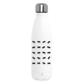 Hirschkäfer Muster - Thermosflasche 500 ml - Weiß - Vorne