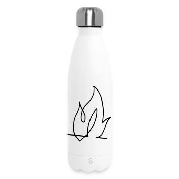Flamme, Feuer !!! - Thermosflasche 500 ml - Weiß - Vorne