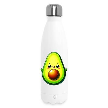 Avocat - Bouteille isotherme 500 ml - blanc - Devant
