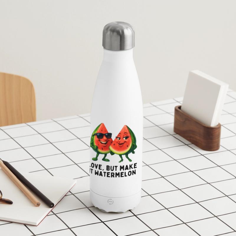Aime, mais fais que ce soit pastèque Bouteille isotherme 500 ml
