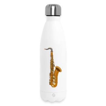 Saxophone - Bouteille isotherme 500 ml - blanc - Devant