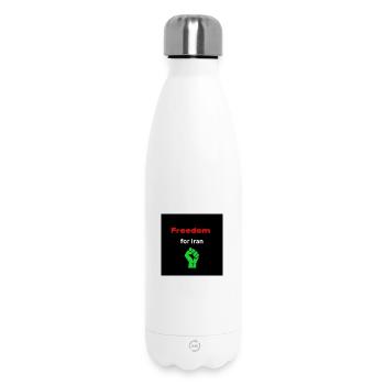 Freedom for Iran - Thermosflasche 500 ml - Weiß - Vorne