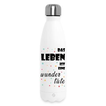 La vie est un sac à atterrir - Bouteille isotherme 500 ml - blanc - Devant