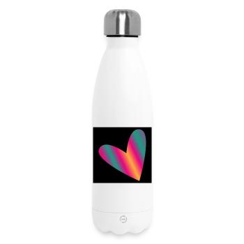 HERZ - Thermosflasche 500 ml - Weiß - Vorne