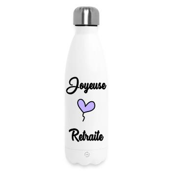 retirement - Insulated Water Bottle 500 ml - white - Front