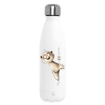 Drolliges Erdmännchen I Wildtier Tiere - Thermosflasche 500 ml - Weiß - Vorne