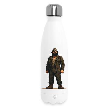 Adem Jashari standing proud - Thermosflasche 500 ml - Weiß - Vorne