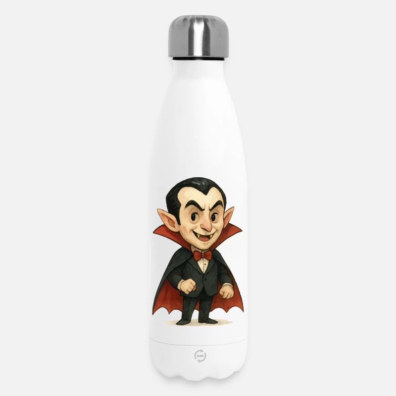 Bande dessinée de vampire - Bouteille isotherme 500 ml - blanc