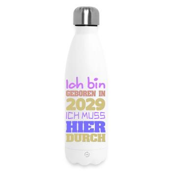 in 2029 - Thermosflasche 500 ml - Weiß - Vorne