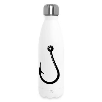 Fish hook - Insulated Water Bottle 500 ml - white - Front