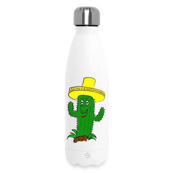 cactus - Bouteille isotherme 500 ml - blanc - Devant