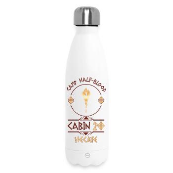 Cabin #20 in Camp Half Blood, Child of Hecate - Insulated Water Bottle 500 ml - white - Front