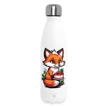 Délice de gâteau Foxy - Bouteille isotherme 500 ml - blanc - Devant