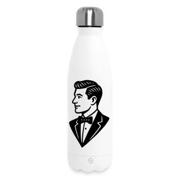 Der Bräutigam - Thermosflasche 500 ml - Weiß - Vorne