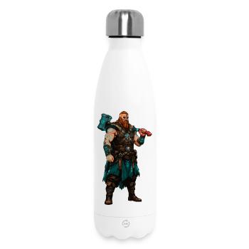 Viking Warrior - Insulated Water Bottle 500 ml - white - Front