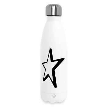 Stern - Thermosflasche 500 ml - Weiß - Vorne