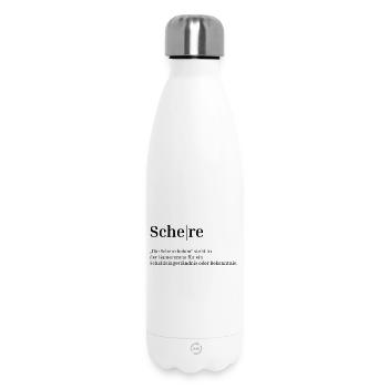 Schere - Thermosflasche 500 ml - Weiß - Vorne